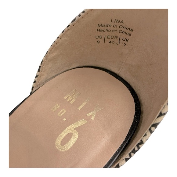 Mix No. 6 Lina Patterned
Ankle Strap Dress Sandals |
Black/Ivory 9 Geometric - Picture 8 of 12